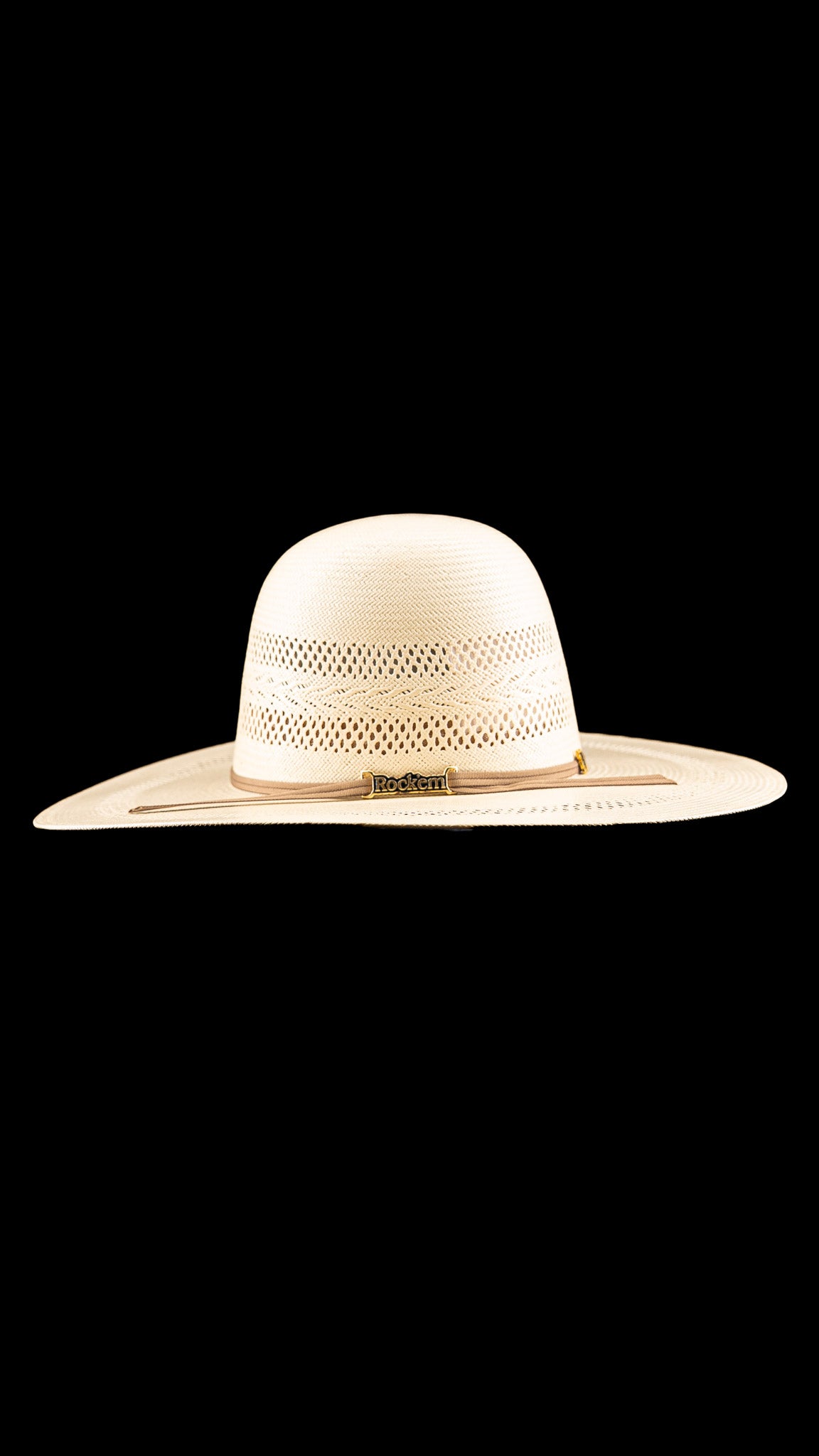 Rock'em 100X Braxton Open Crown Straw