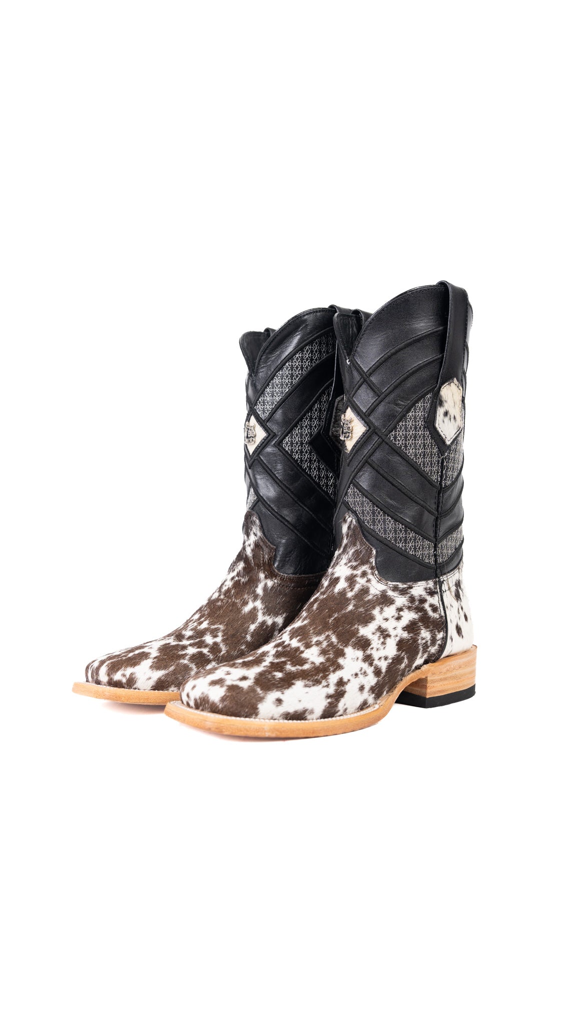 Prescott Cowhide Square Toe Cowboy Boot Size 6 Box AR2