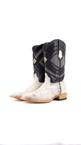 Prescott Cowhide Square Toe Cowboy Boot Size 10 Box VM11