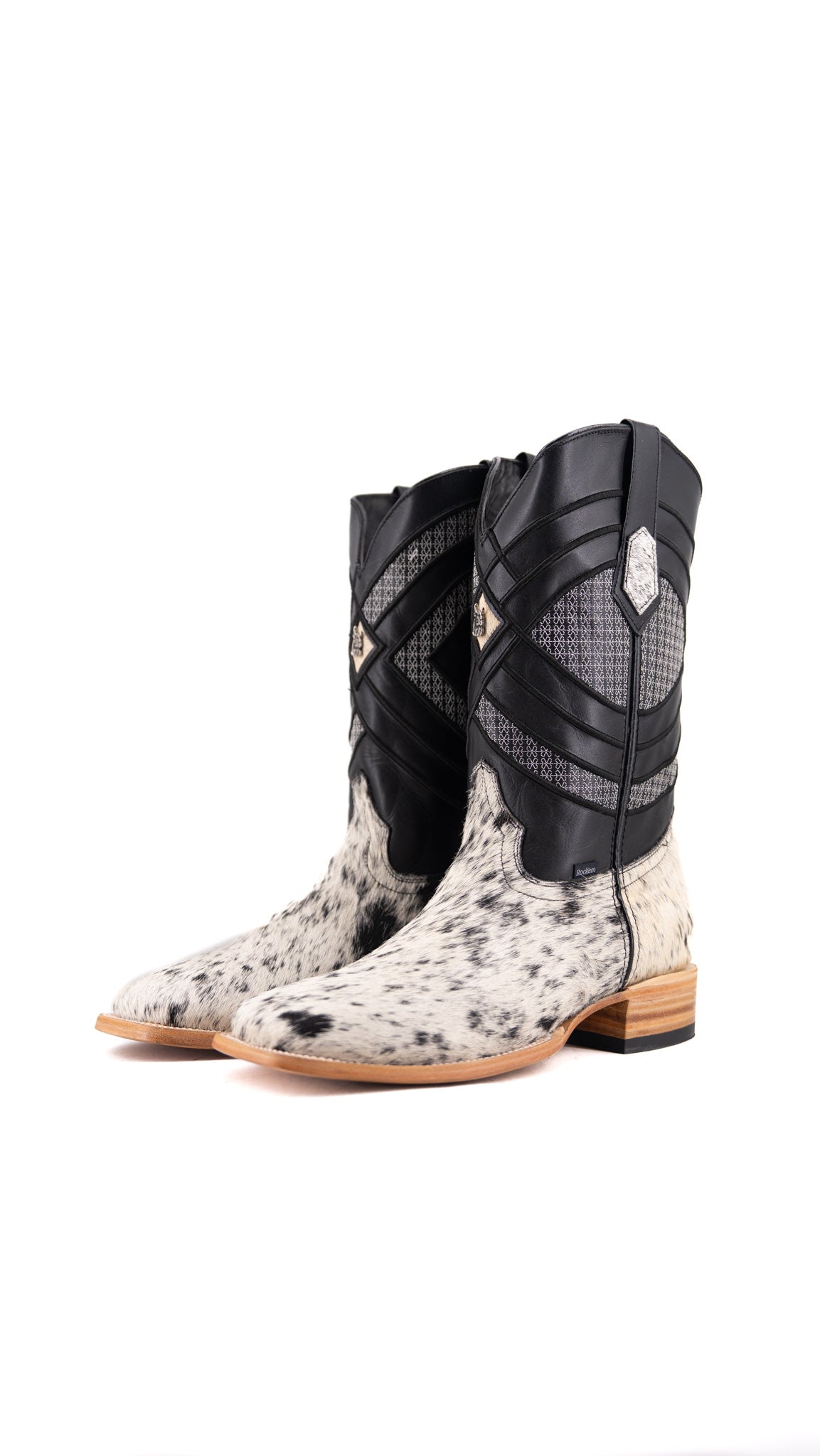 Prescott Cowhide Square Toe Cowboy Boot Size 12 Box VM15