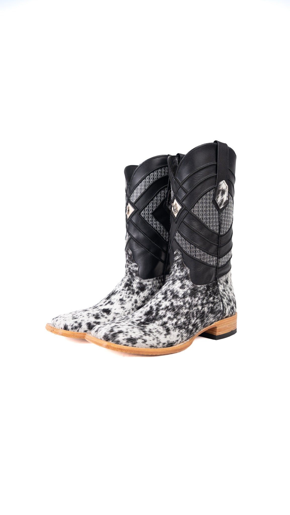 Prescott Cowhide Square Toe Cowboy Boot Size 10 Box AR20