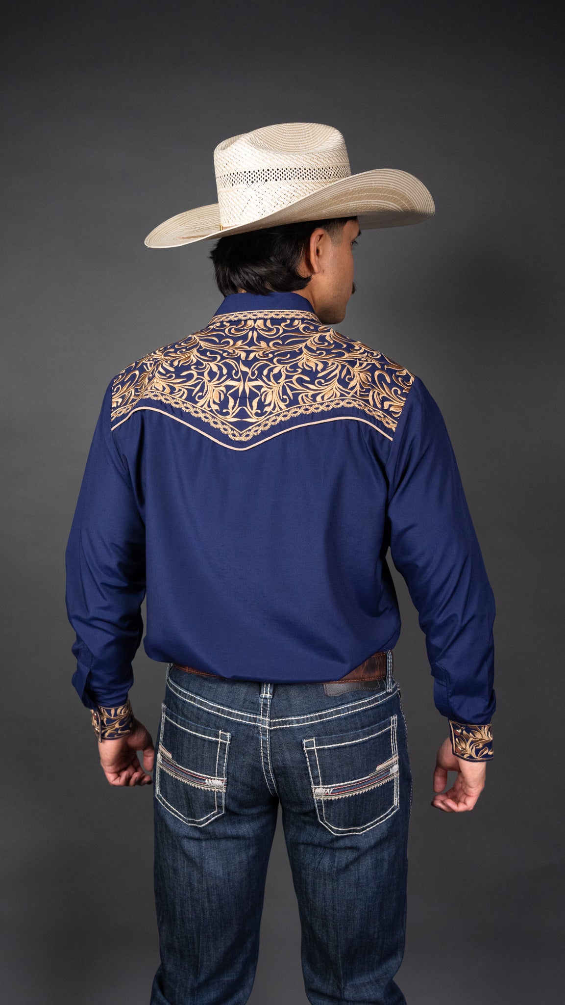Rock'em Pearl Snap Embroidery Shirt