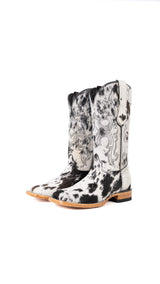 Katherine Square Toe Cowhide Cowgirl Boot Size 5.5 Box BU31