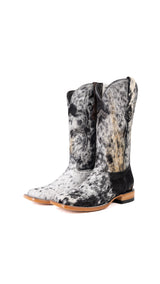 Katherine Square Toe Cowhide Cowgirl Boot Size 6 Box BU32