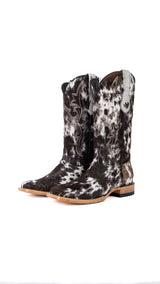 Katherine Square Toe Cowhide Cowgirl Boot Size 7 Box BU35