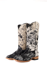 Katherine Square Toe Cowhide Cowgirl Boot Size 9 Box BU40