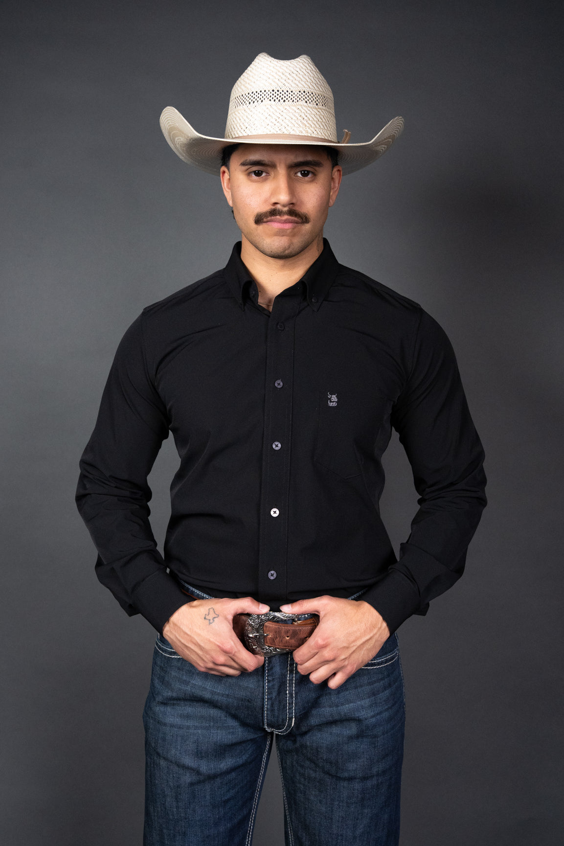 Rock'em Long Sleeve Button Up Western Shirt