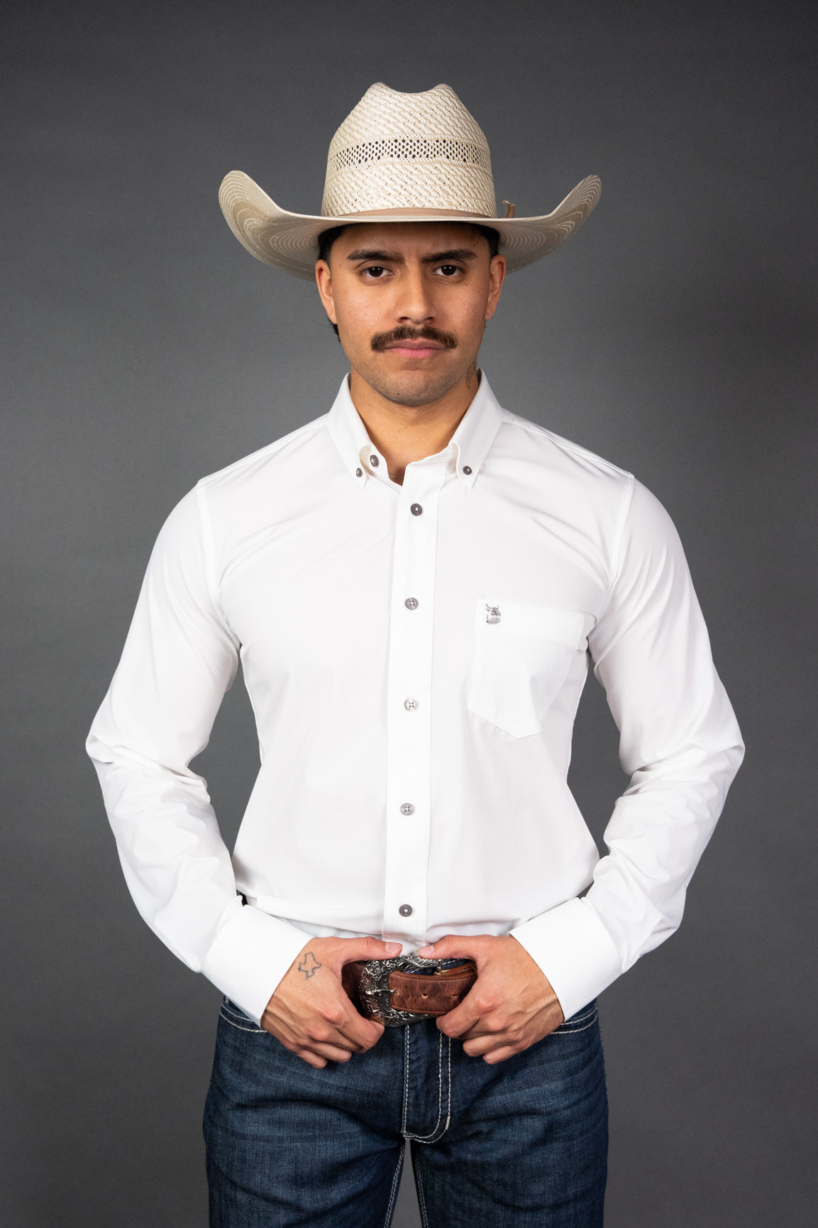 Rock'em Long Sleeve Button Up Western Shirt