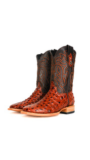 Bruce Hornback Square Toe Cowboy Boot