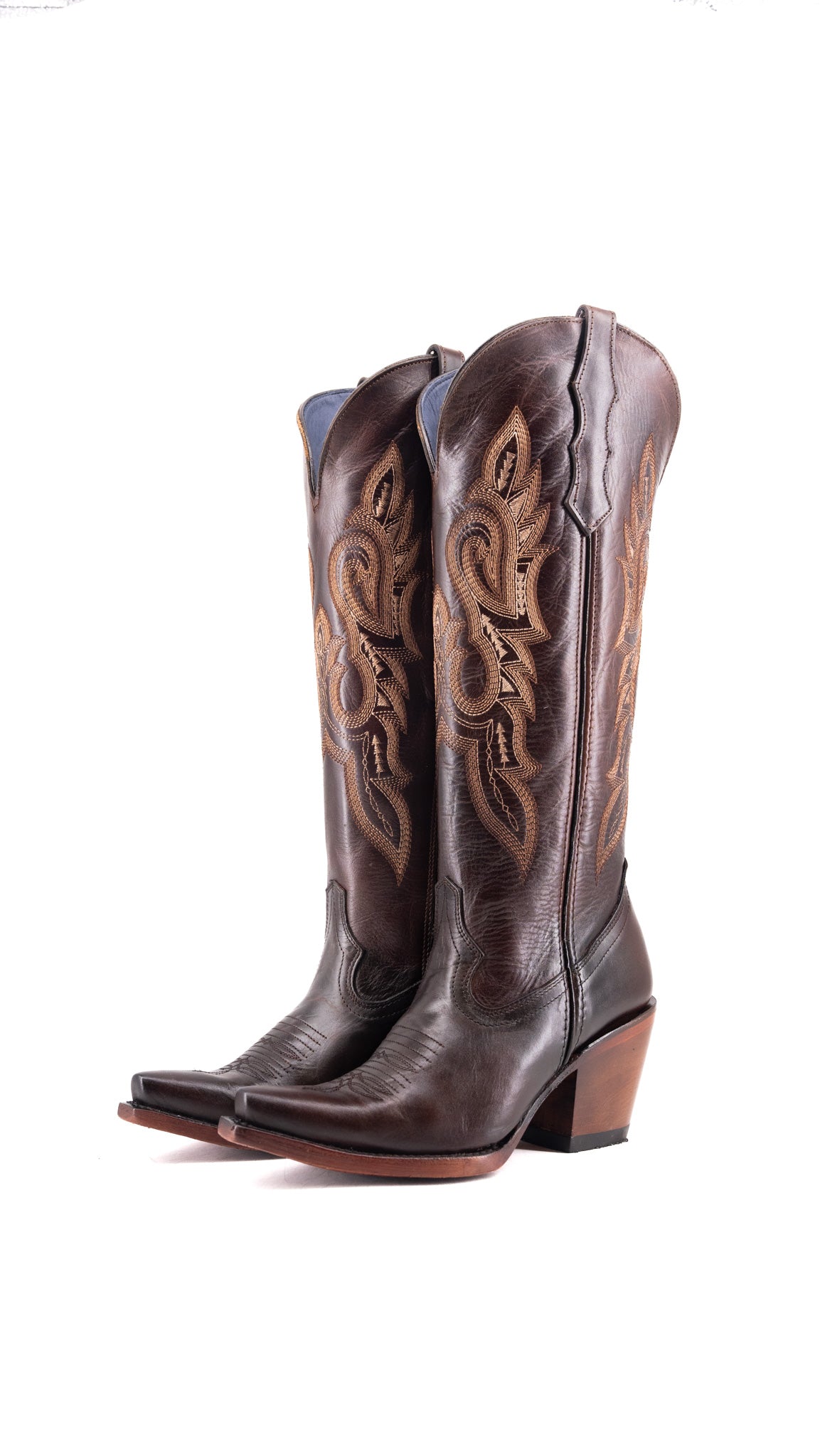 Alessia Tall Snip Toe Cowgirl Boot - Black / 5 Alessia Tall Snip Toe Cowgirl Boot - Black / 5