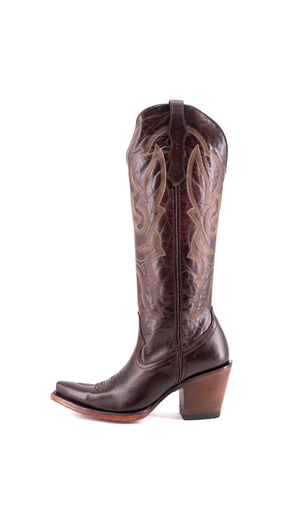 Odette Tall Snip Toe Cowgirl Boot