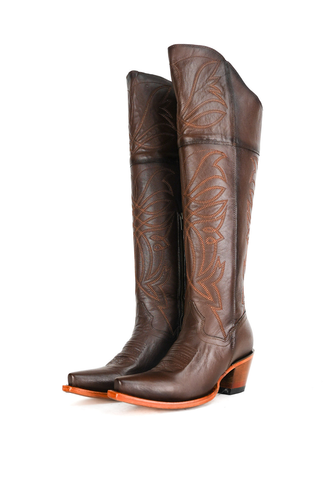 Myriam Knee High Snip Toe Cowgirl Boot