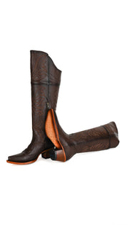 Myriam Knee High Snip Toe Cowgirl Boot