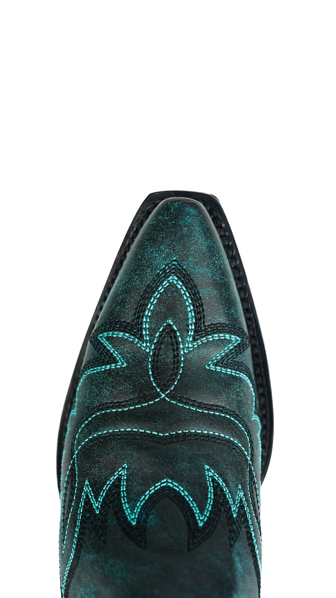 Maggie Knee High Wide Calf Snip Toe Cowgirl Boot