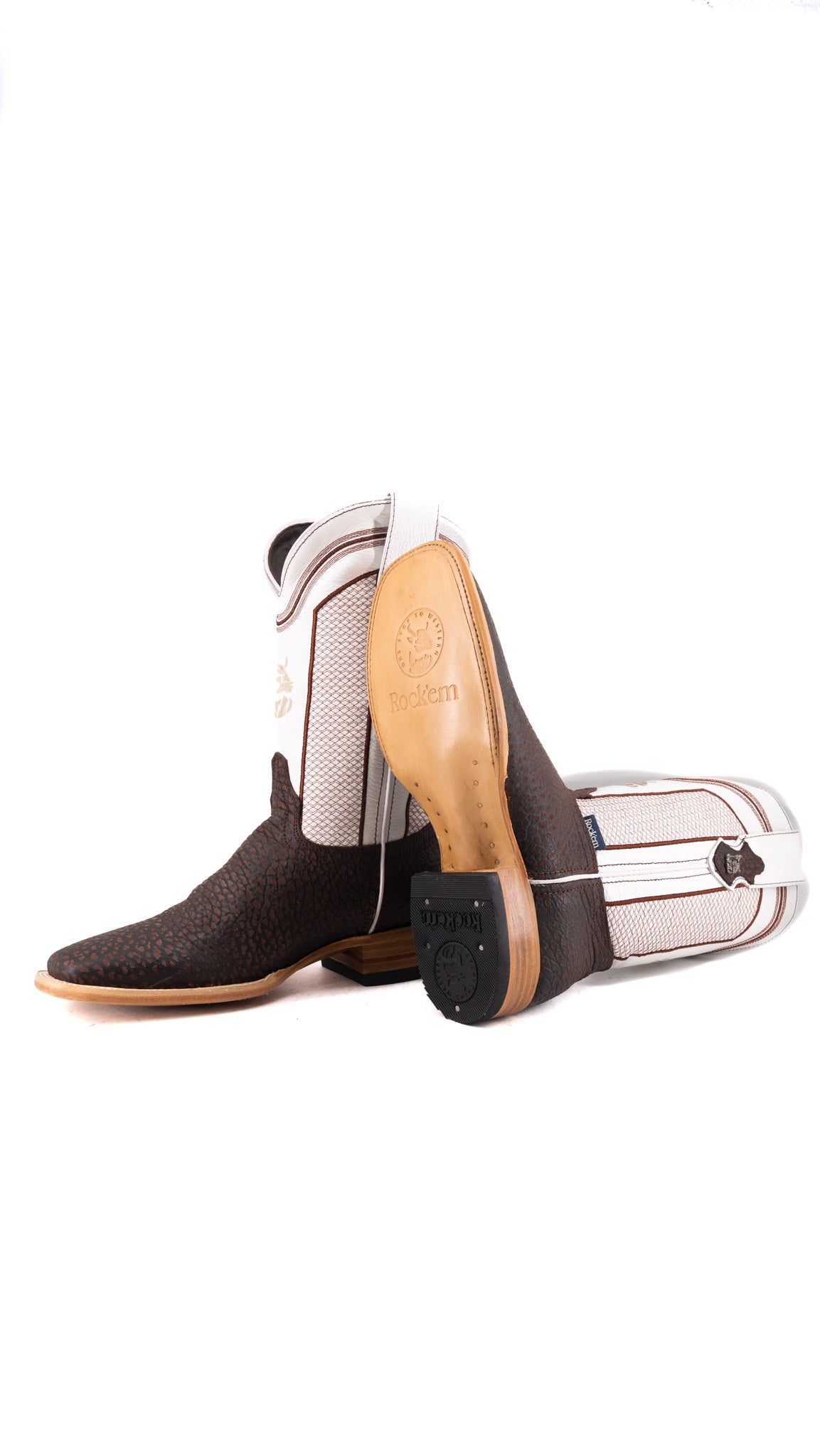 Julian Bull Neck Square Toe Cowboy Boot