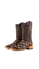 Bruce Big Bass Pirarucu Square Toe Cowboy Boot