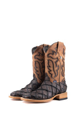 Bruce Big Bass Pirarucu Square Toe Cowboy Boot