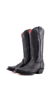 Little Valentina Tall Red Bottom Snip Toe Cowgirl Boot