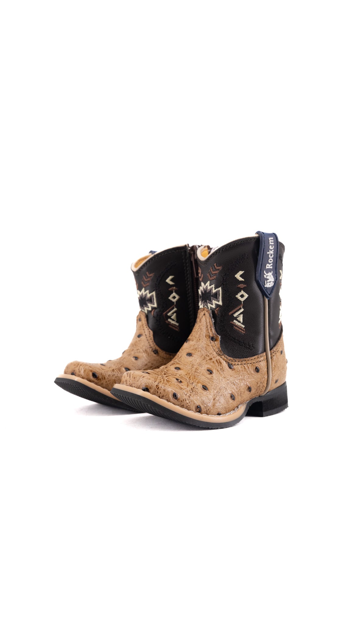 Rock'em Baby Aztec Ostrich Boot