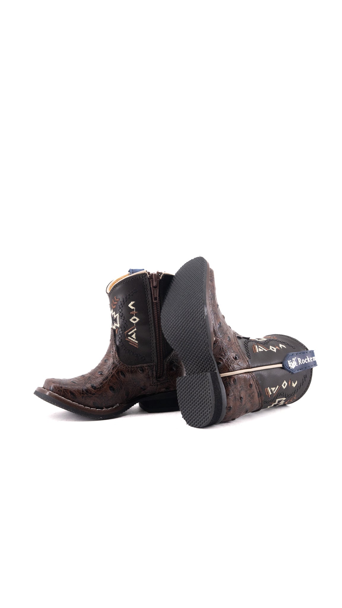 Rock'em Baby Aztec Ostrich Boot