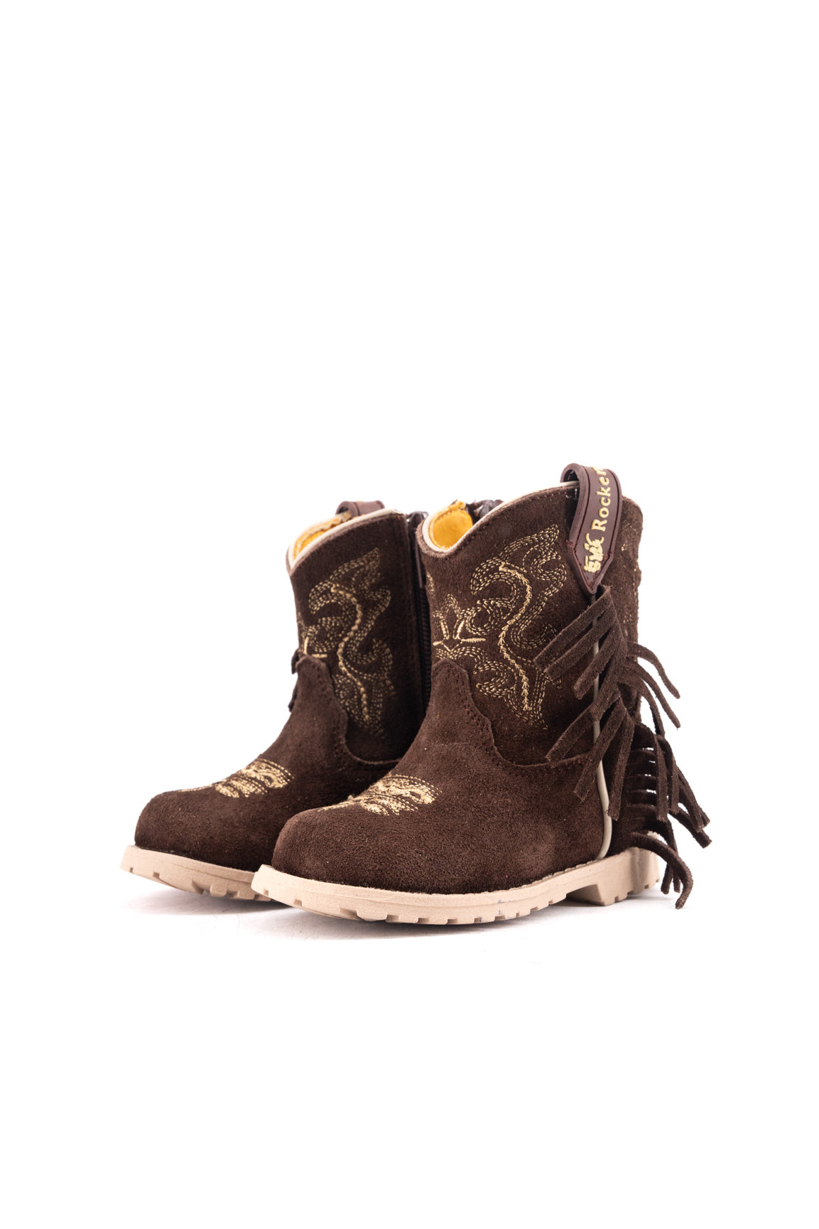 Baby Girl Diana Fringe Suede Boot