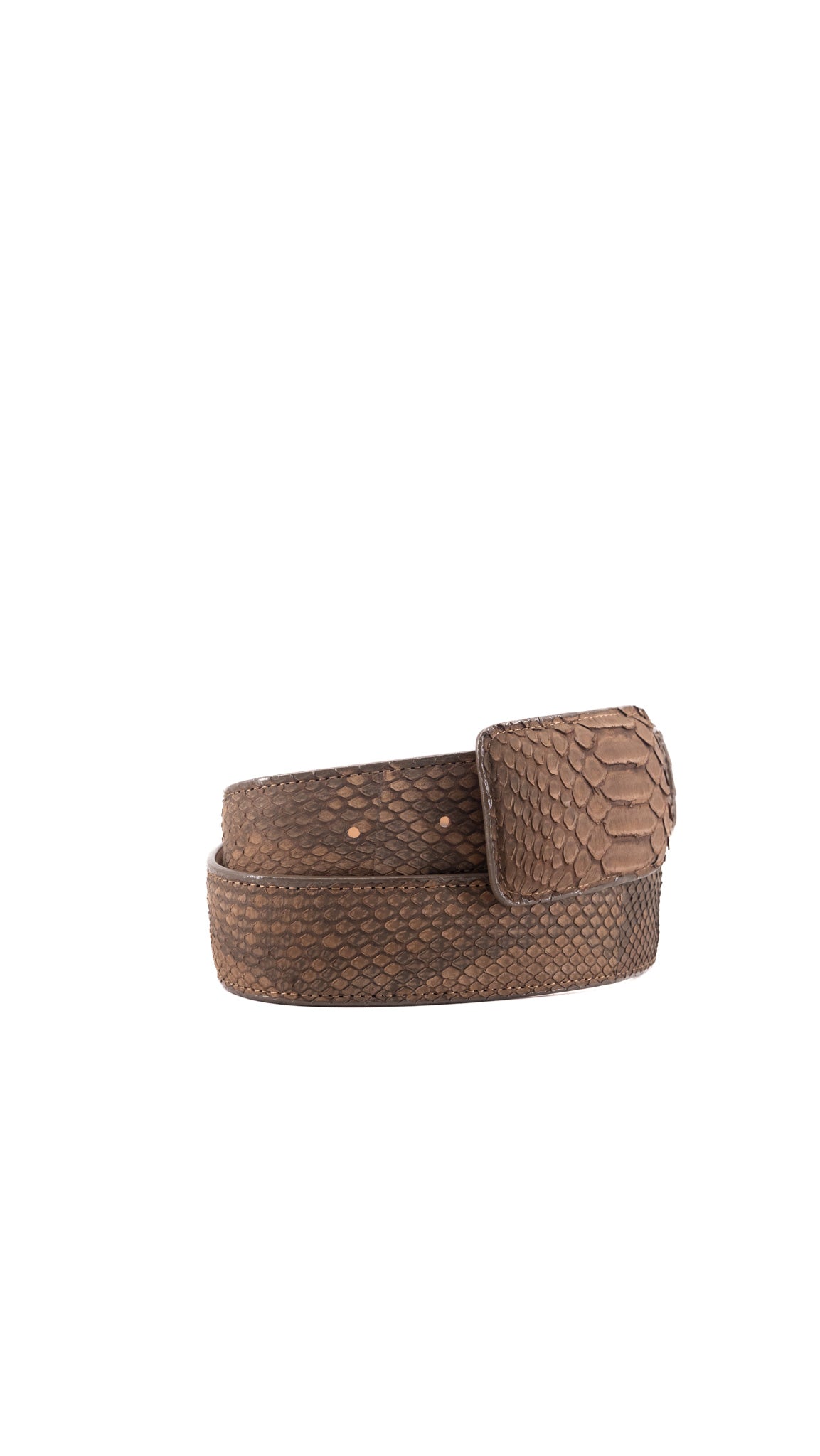 Tommy Exotic Python Cowboy Belt