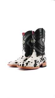 Prescott Cowhide Square Toe Cowboy Boot Size 7.5 Box RMF8