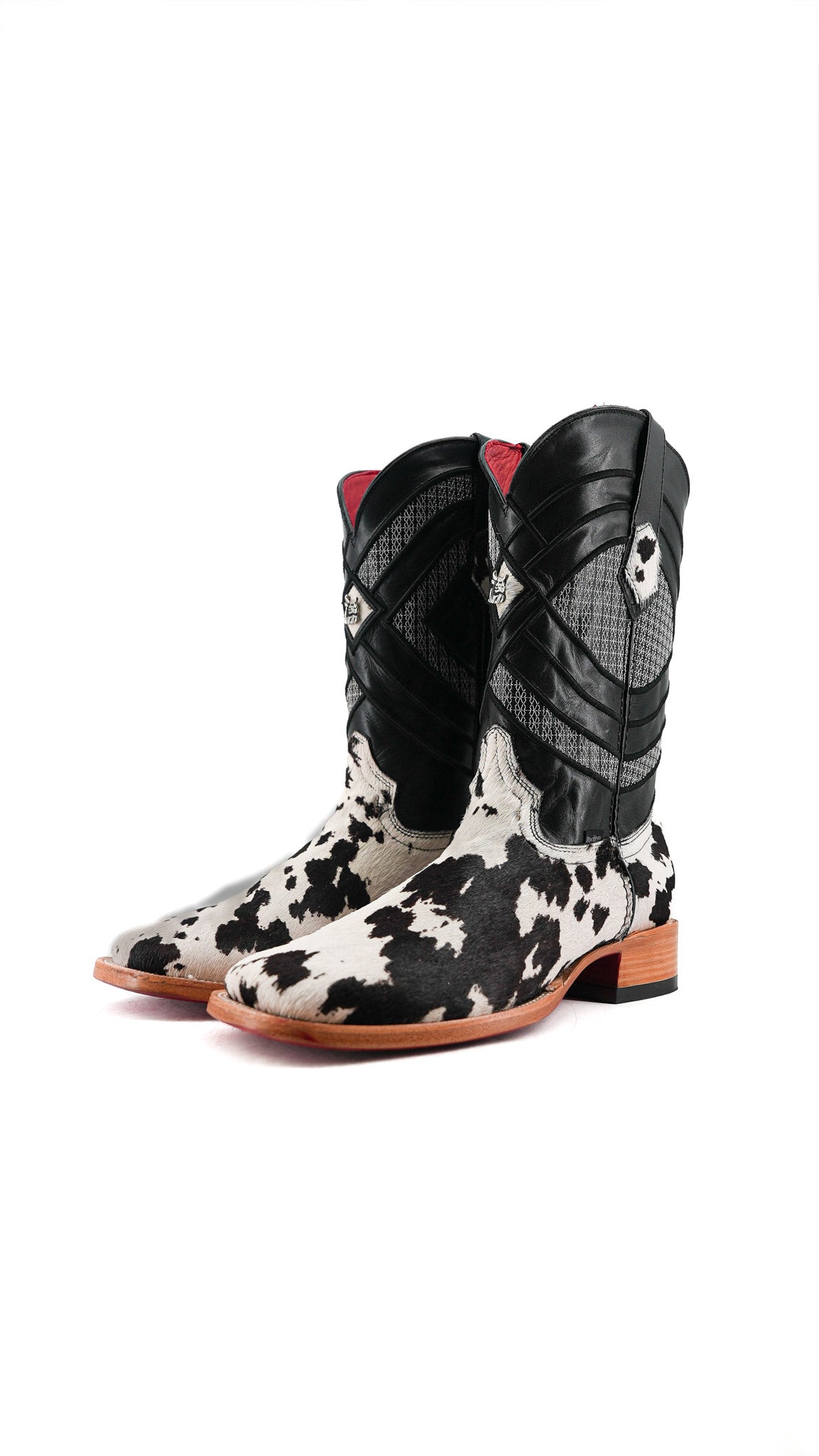 Prescott Cowhide Square Toe Cowboy Boot Size 11.5 Box RMF23