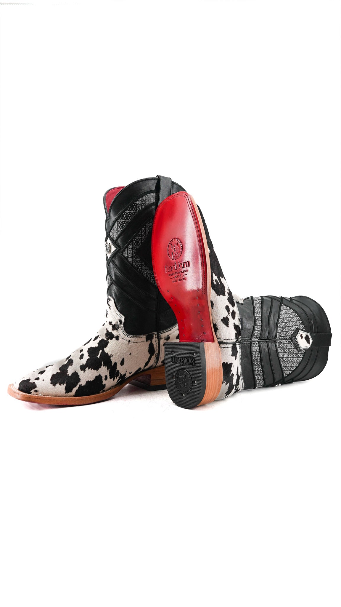 Prescott Cowhide Square Toe Cowboy Boot Size 11.5 Box RMF23