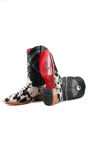 Prescott Cowhide Square Toe Cowboy Boot Size 11.5 Box RMF23