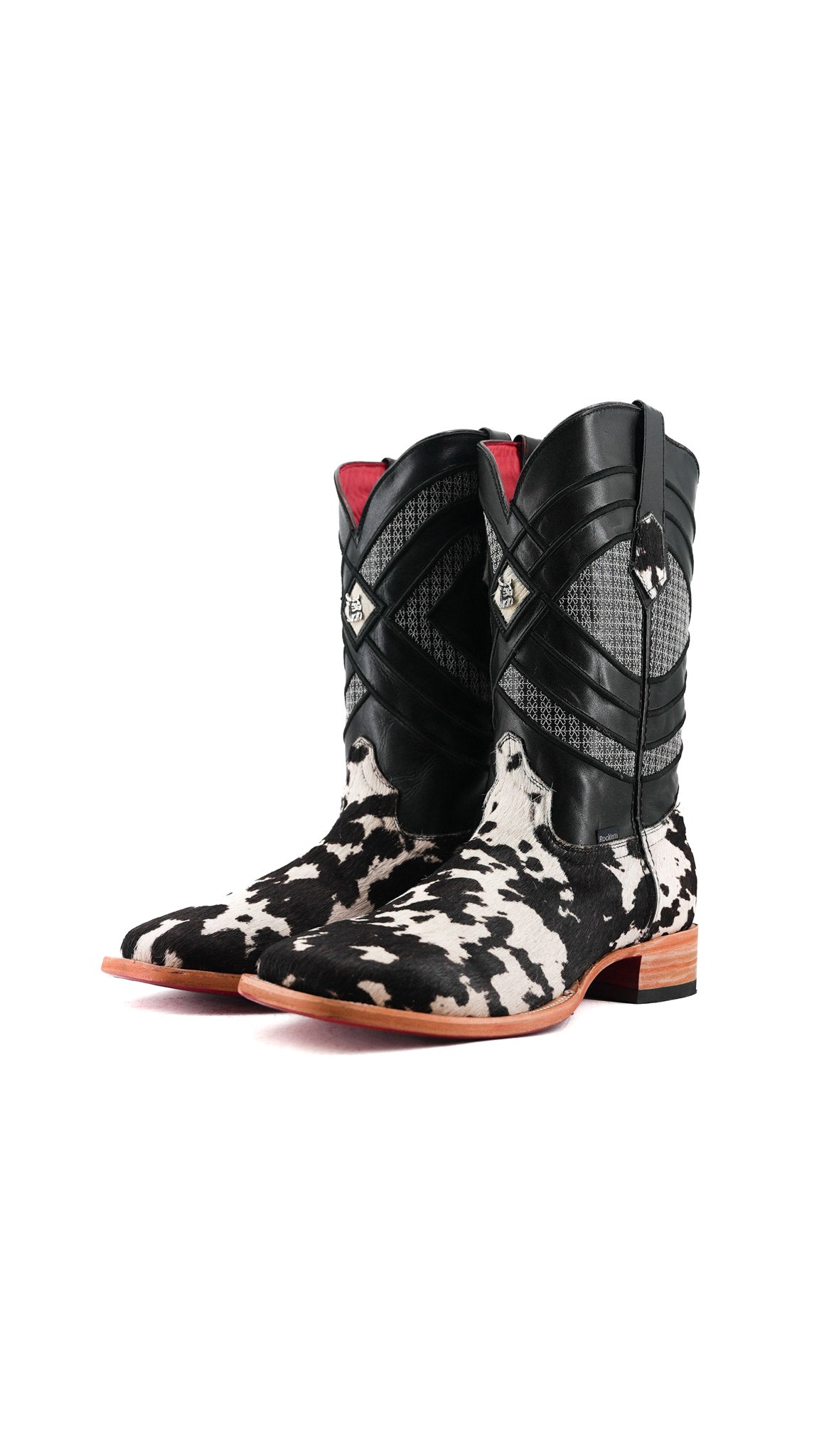 Prescott Cowhide Square Toe Cowboy Boot Size 12.5 Box RMF28