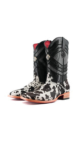 Prescott Cowhide Square Toe Cowboy Boot Size 13 Box RMF29