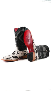 Prescott Cowhide Square Toe Cowboy Boot Size 13 Box RMF30