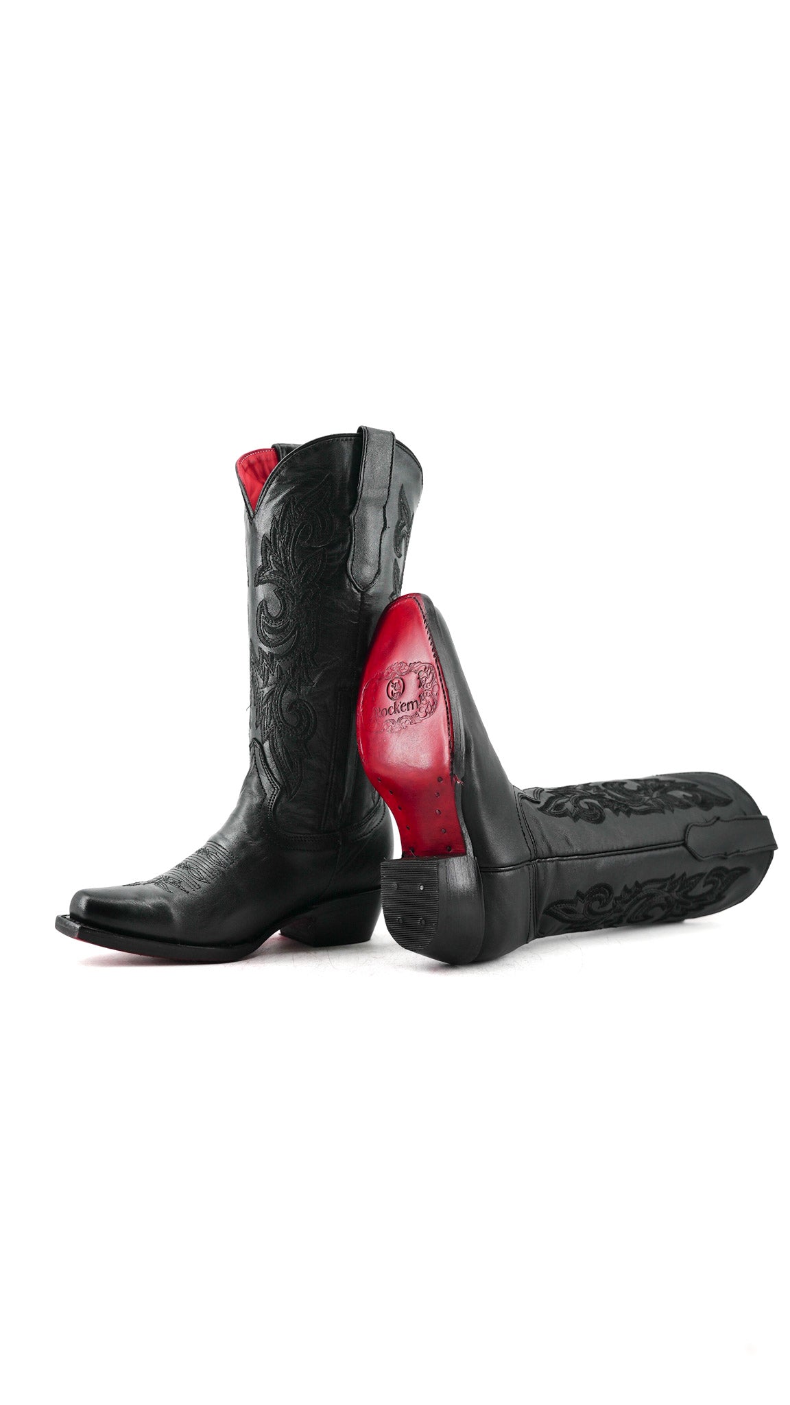 Little Girl Katy Red Bottom Snip Toe Cowgirl Boot