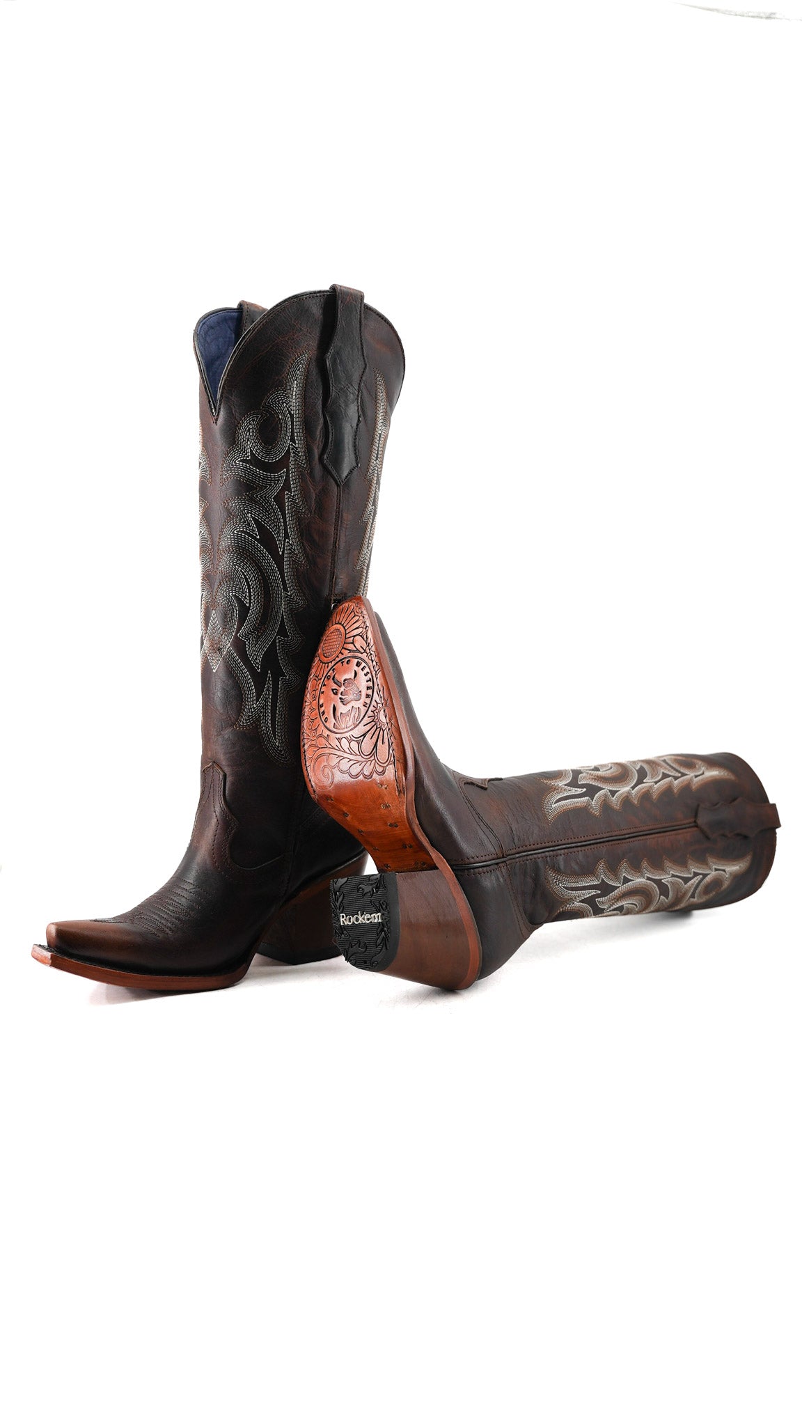 Angie Tall Snip Toe Cowgirl Boot