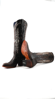 Amanda Tall Round Toe Cowgirl Boot