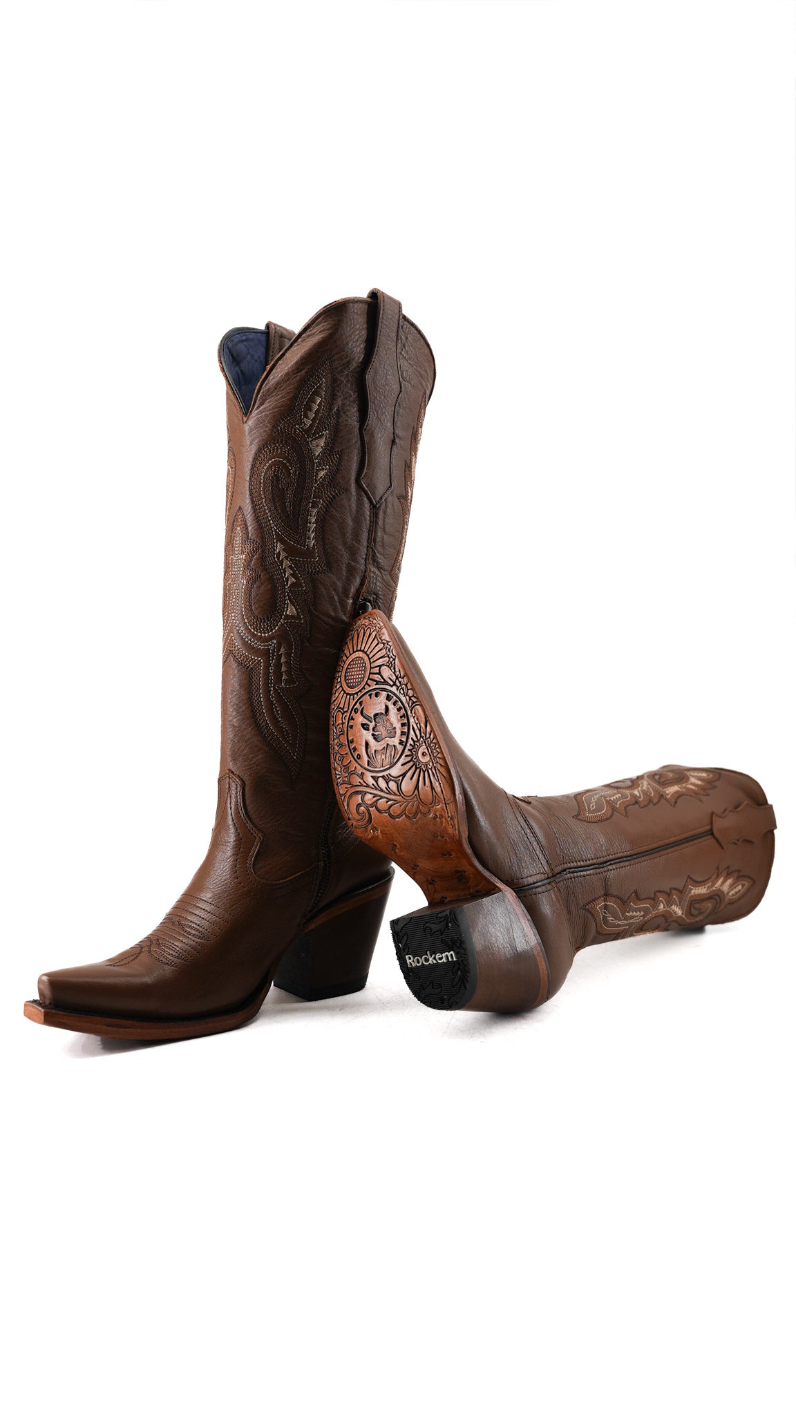 Alessia Tall Snip Toe Cowgirl Boot