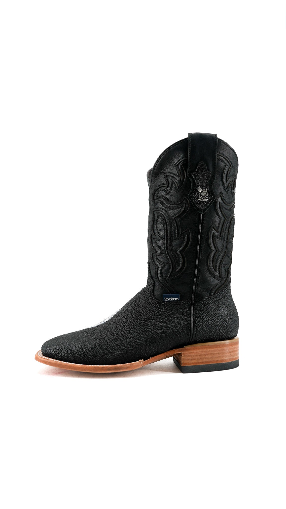Bruce Rappaport Boot Bruce Stingray Square Toe Cowboy Boot – Rock'Em