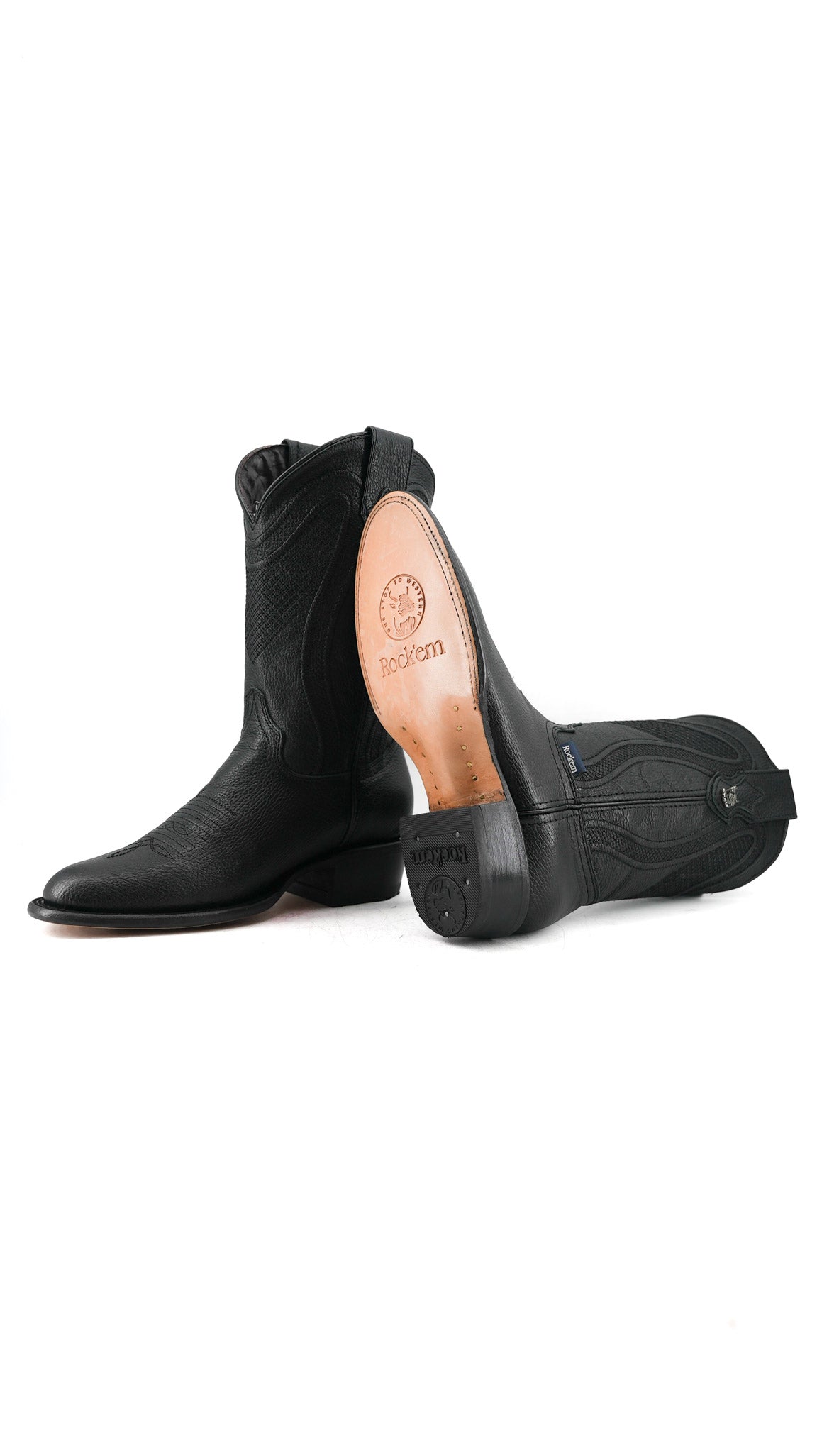 Floter Round Toe Cowboy Boot