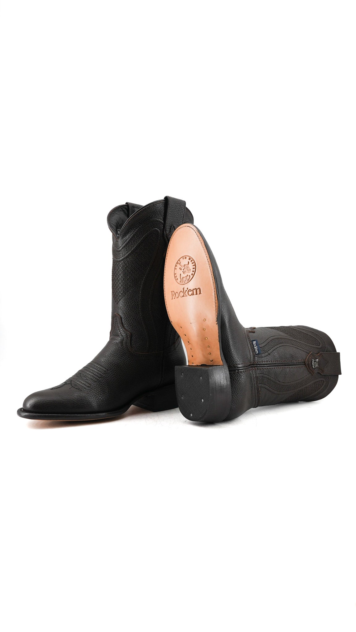 Floter Round Toe Cowboy Boot