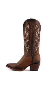 Katy Midi Round Toe Cowgirl Boot