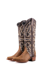 Courtney Python Tall Snip Toe Cowgirl Boot