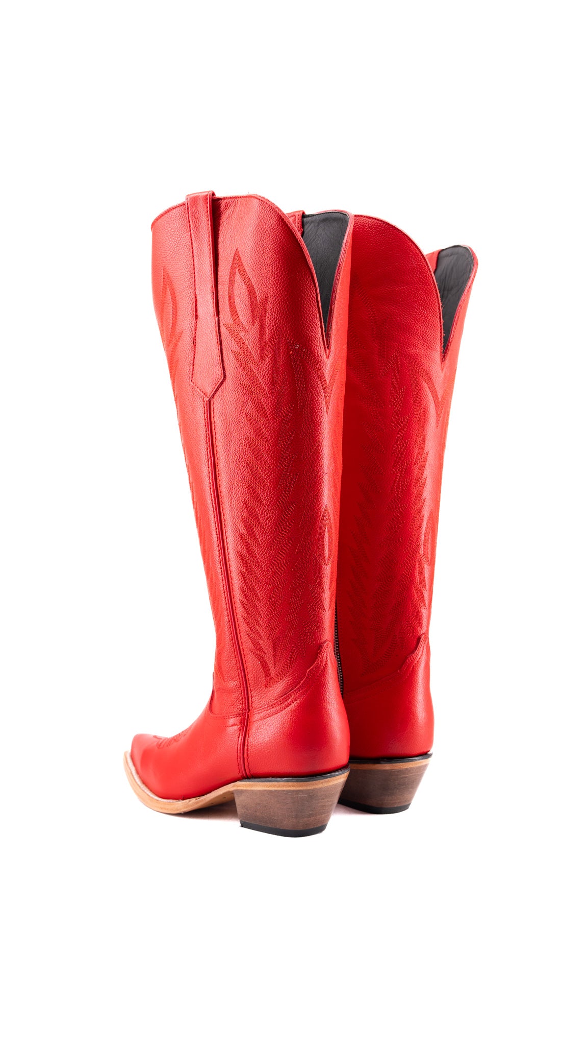 Gia Tall Wide Calf Snip Toe Cowgirl Boot