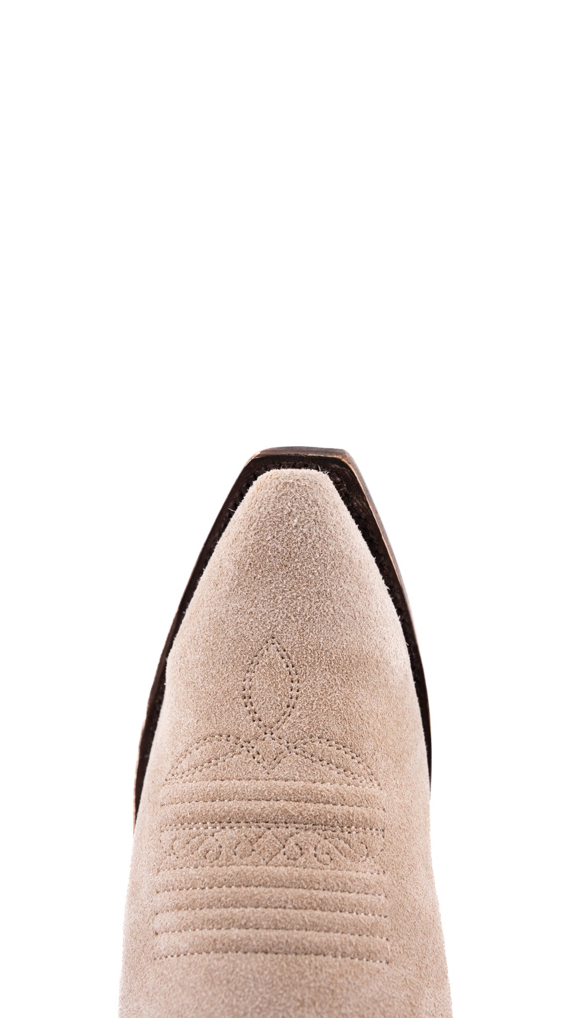 Eleanor Primavera Suede Tall Snip Toe Cowgirl Boot