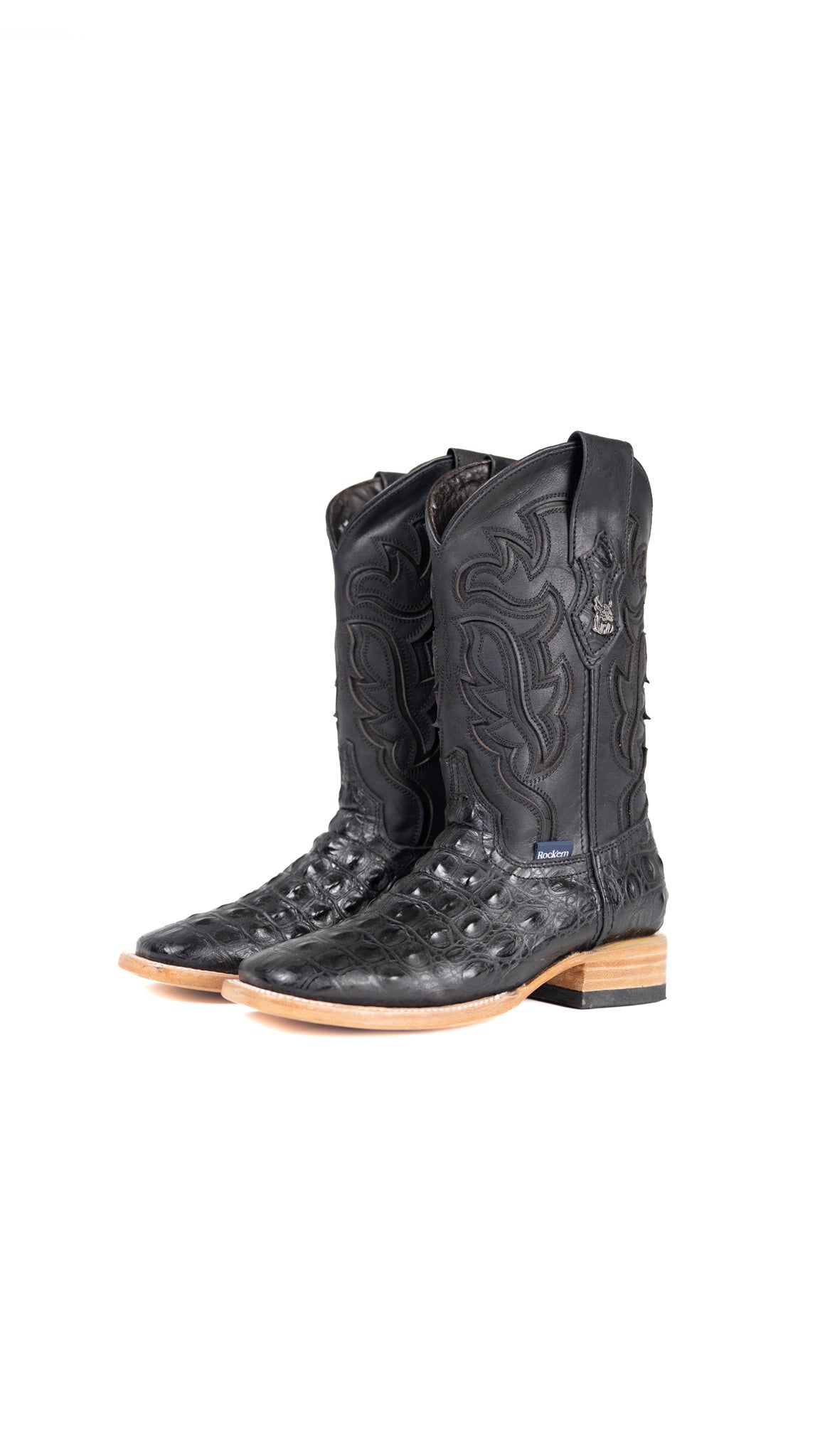 Bruce Hornback Youth Square Toe Cowboy Boot