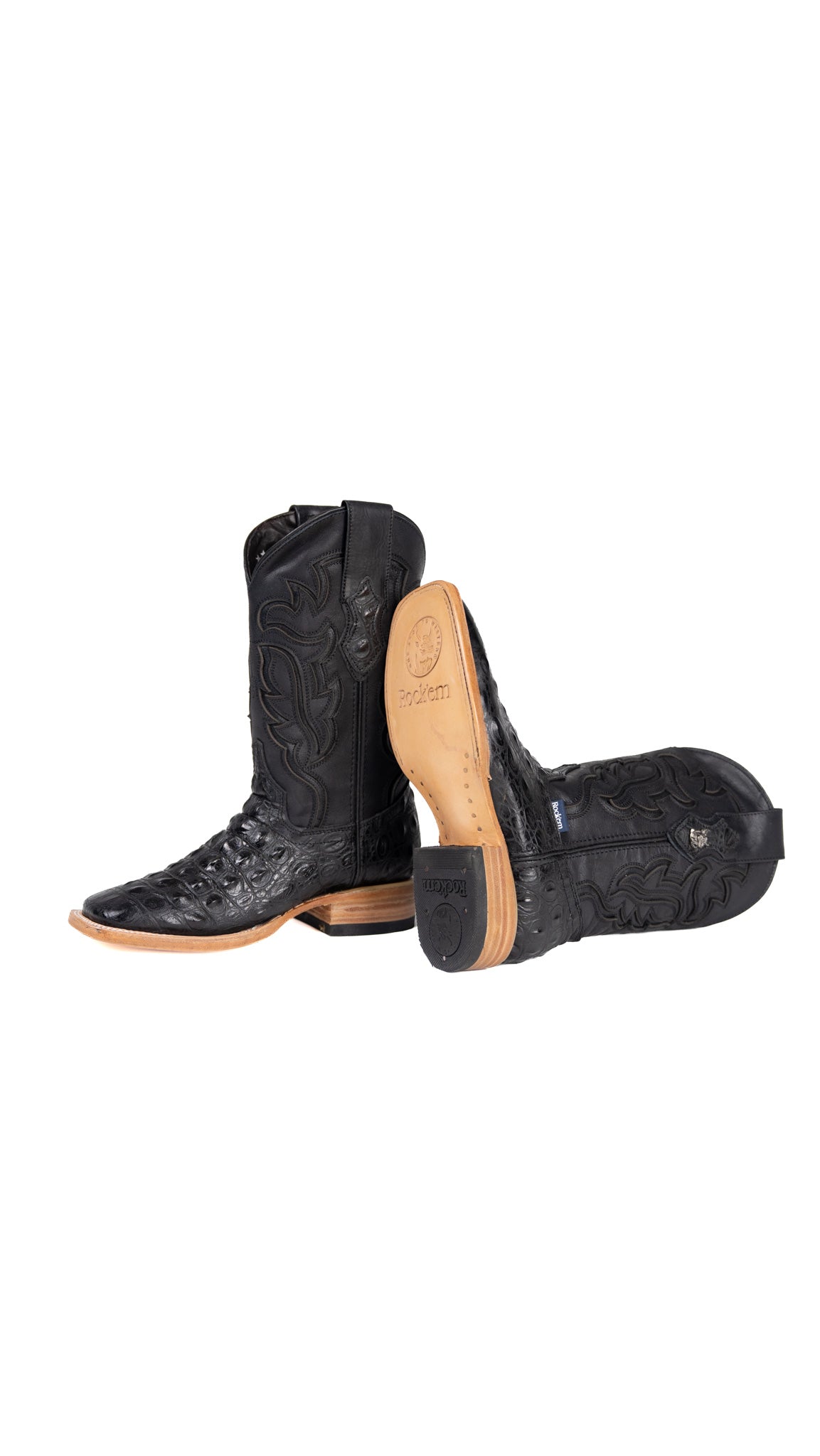 Bruce Hornback Youth Square Toe Cowboy Boot