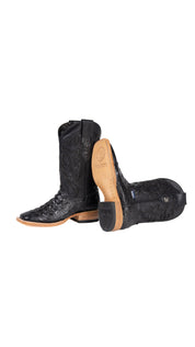 Bruce Hornback Youth Square Toe Cowboy Boot