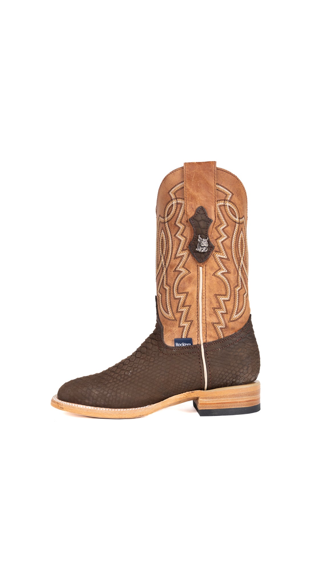 Renegate Python Square Toe Youth Cowboy Boot