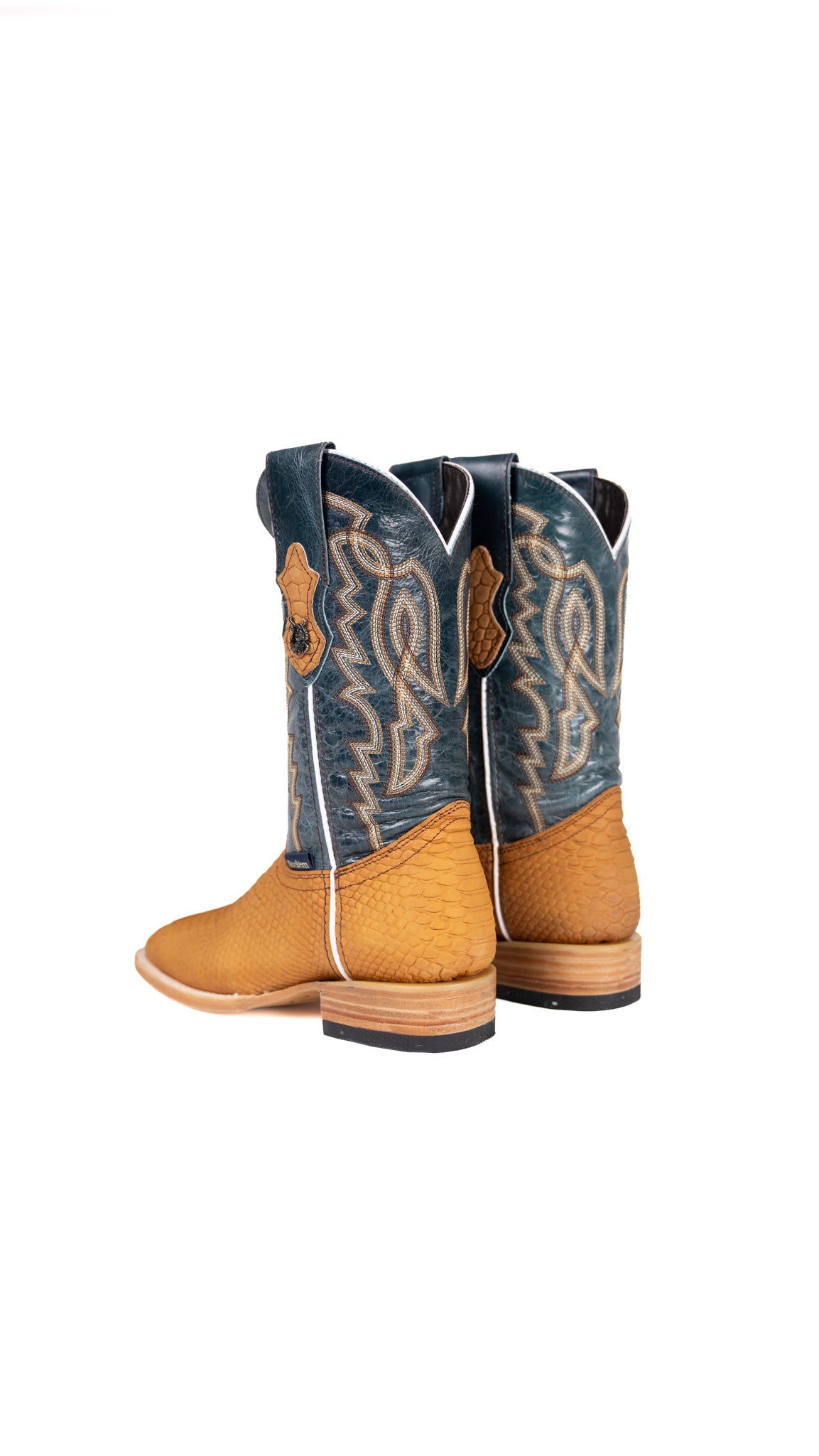 Renegate Python Square Toe Youth Cowboy Boot