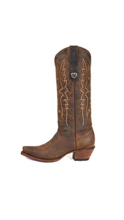 Beirut Alexa Midi Snip Toe Cowgirl Boot